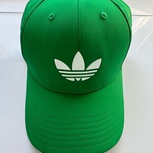 Adidas Bright Green Cap with White Emblem